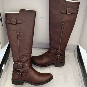 G by Guess dark brown boots